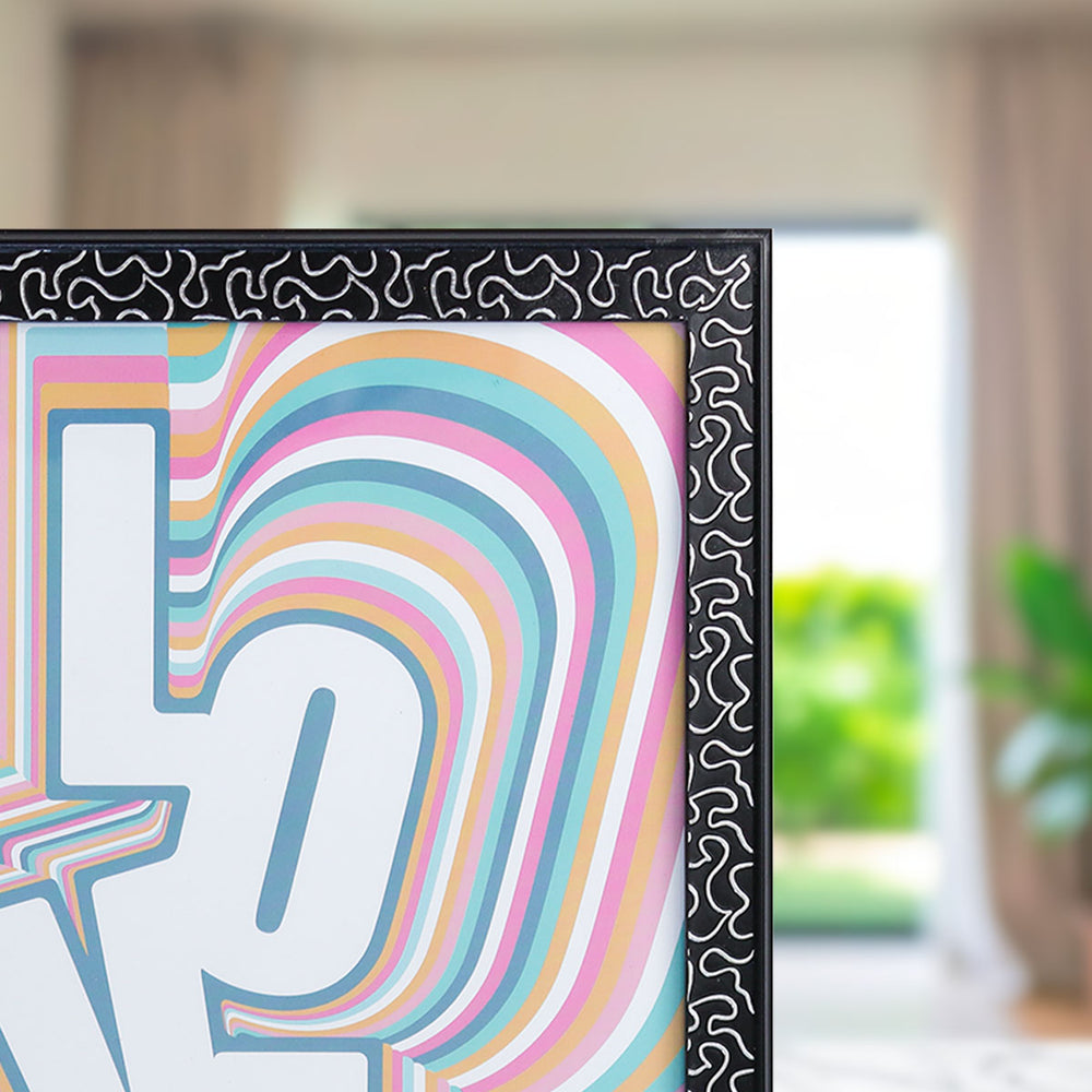 Portadocumento Negro con Detalles Plata