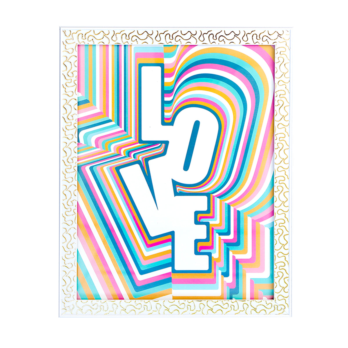 Portadocumento Blanco con Detalles Dorados