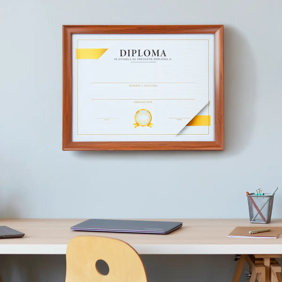 Porta Documento, Marco Color Café