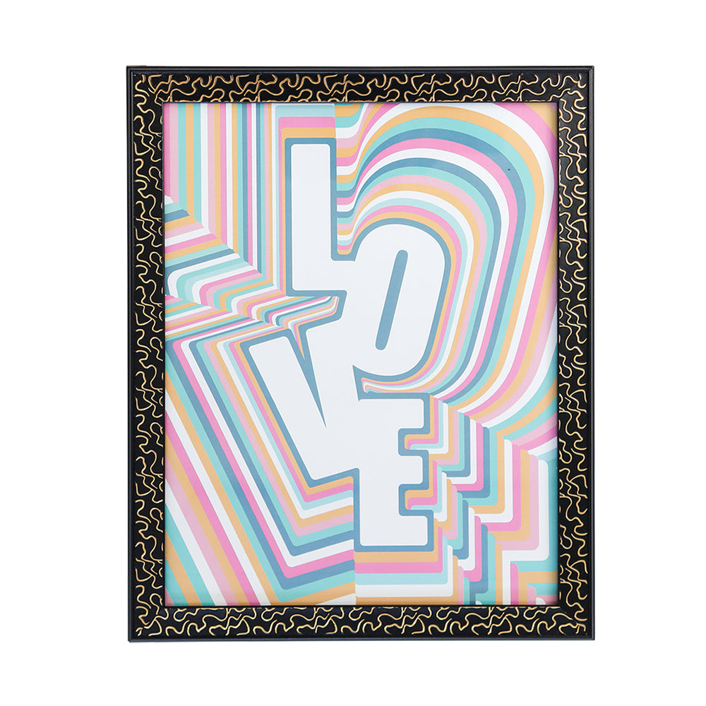 Portadocumento Negro con Detalles Dorados