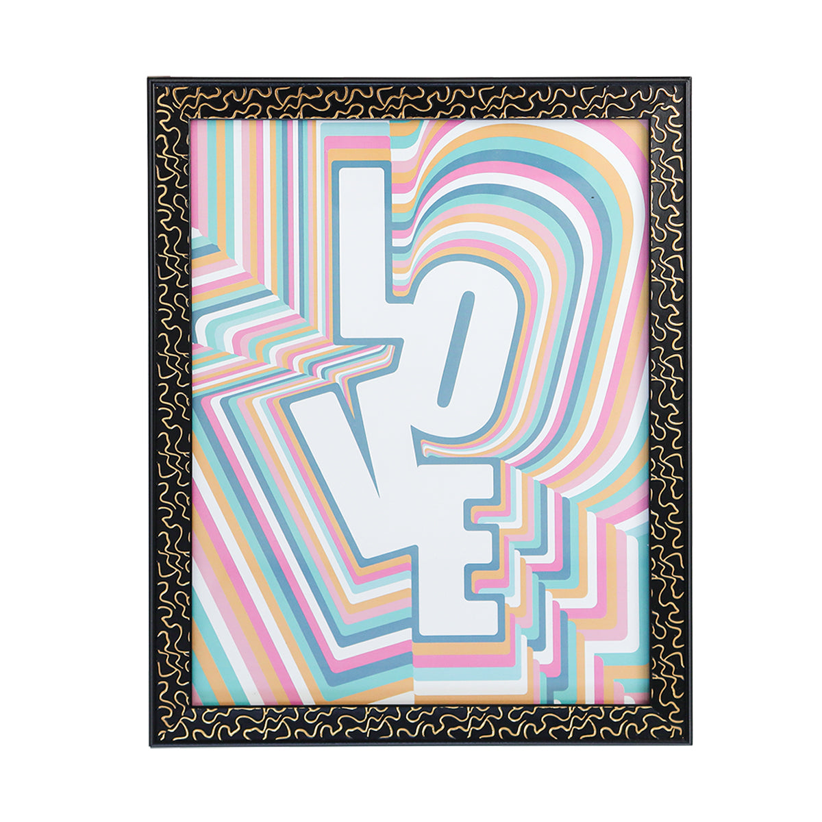 Portadocumento Negro con Detalles Dorados