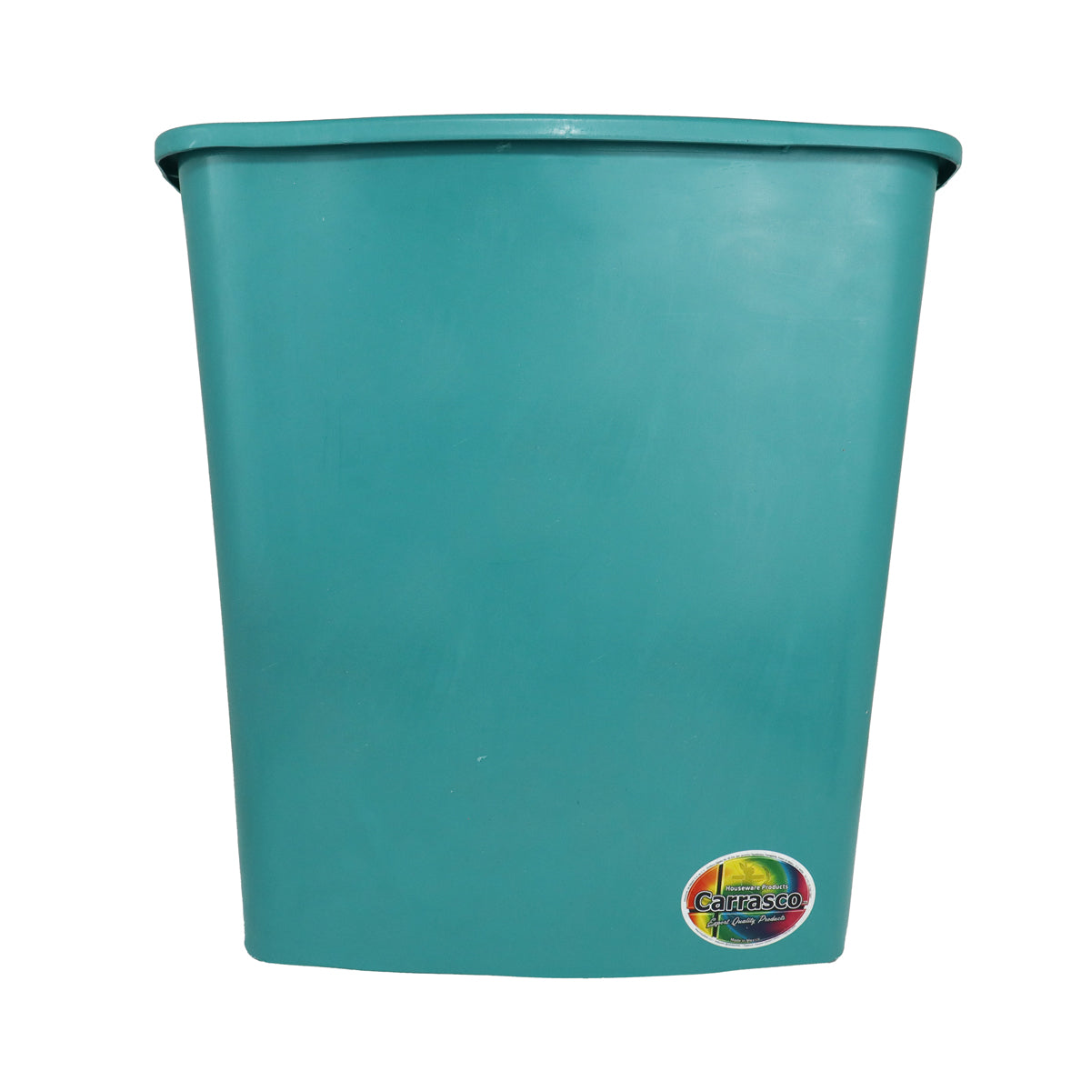 Cesto Rectangular para Basura, Color Verde