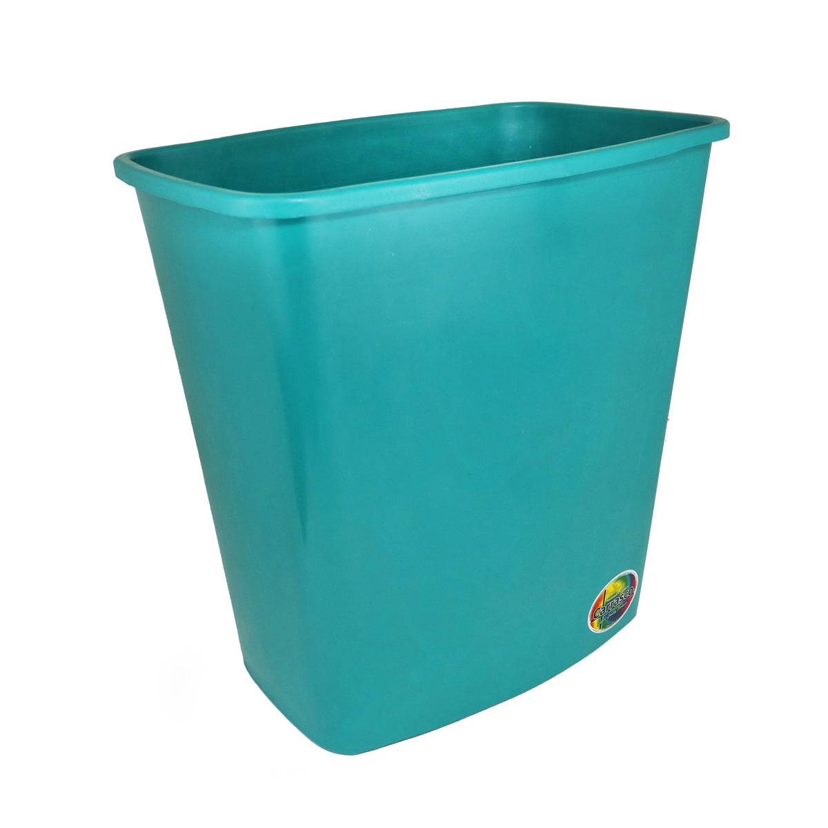 Cesto Rectangular para Basura, Color Verde