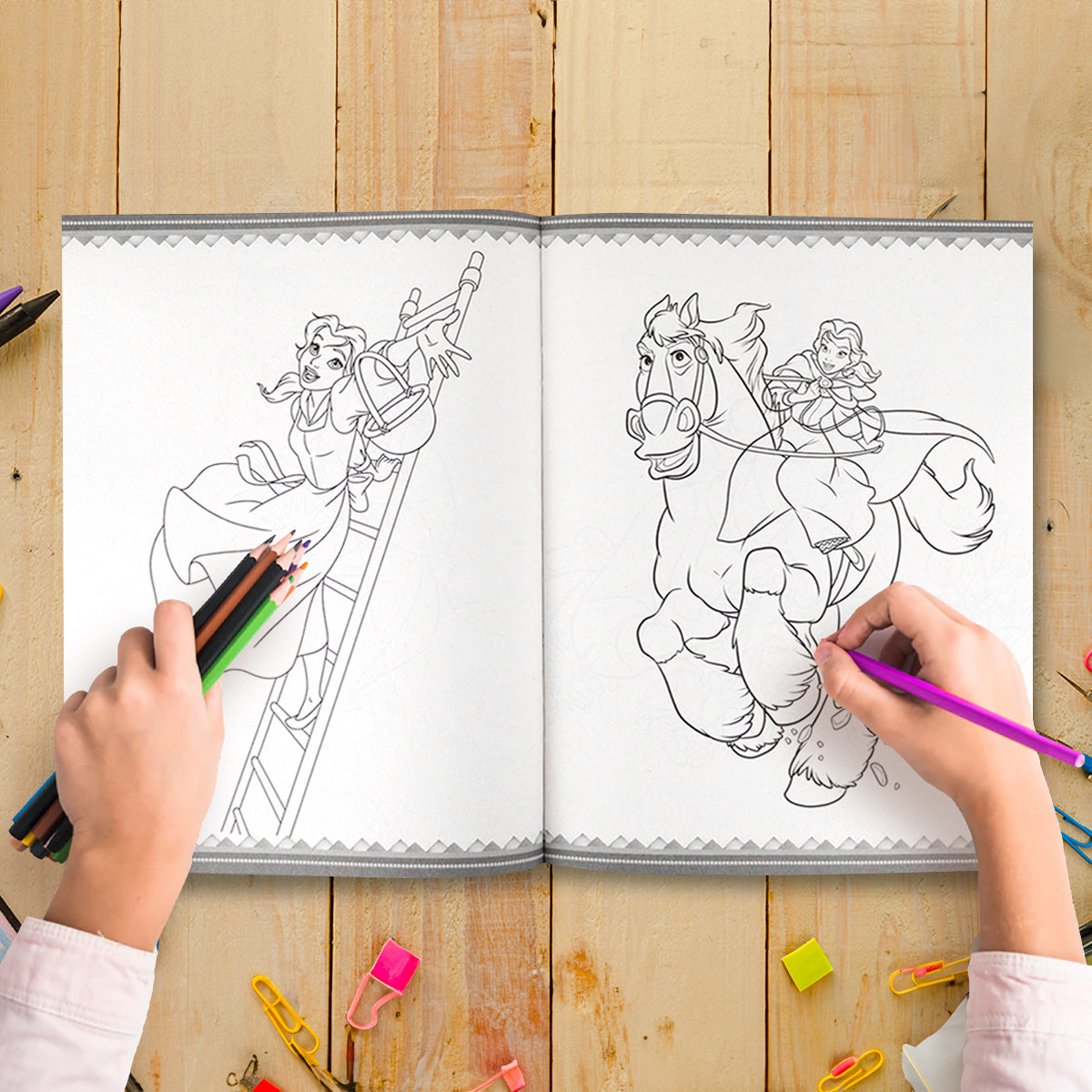 Bella, Libro para Colorear