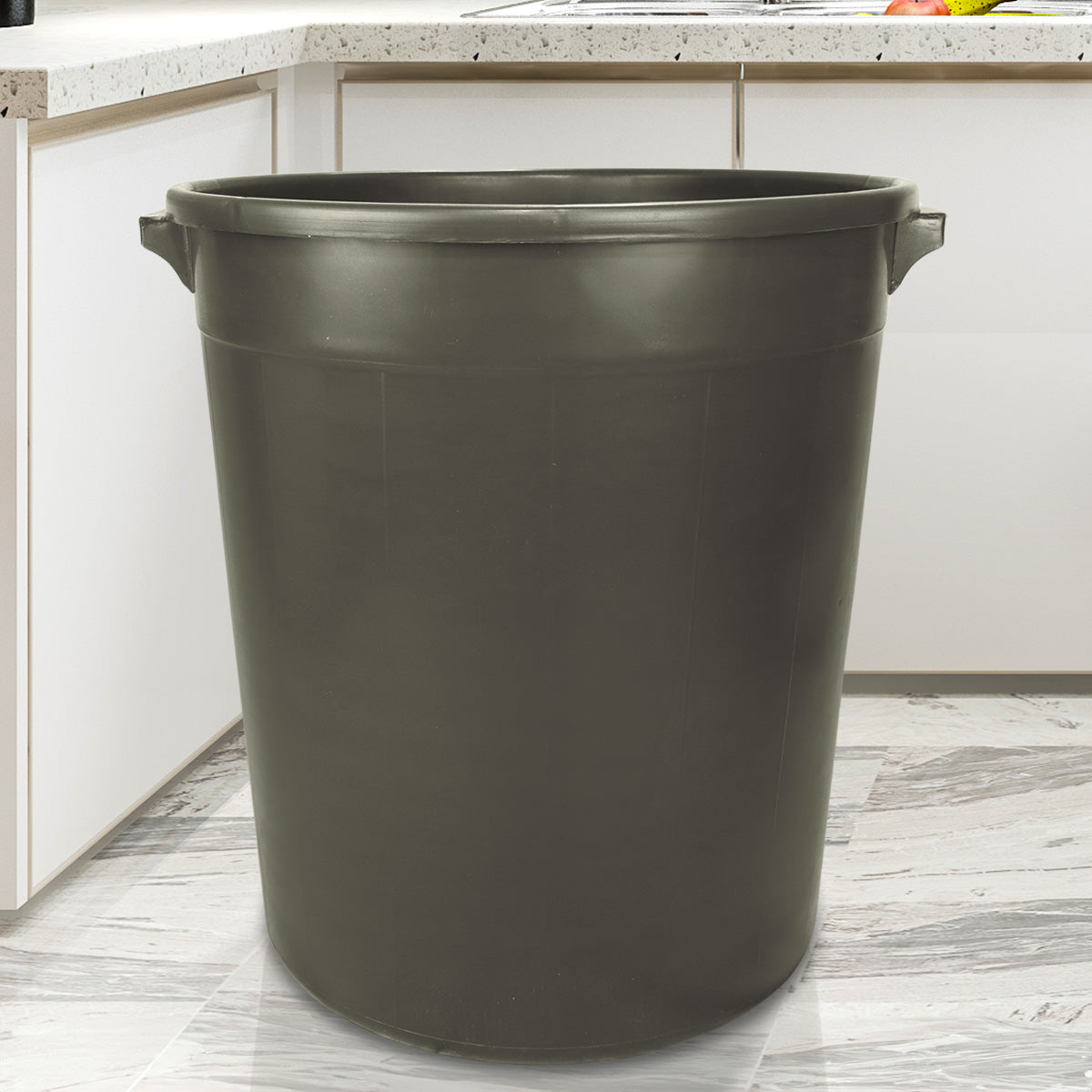 Bote de Basura, Color Verde Militar, 72 L