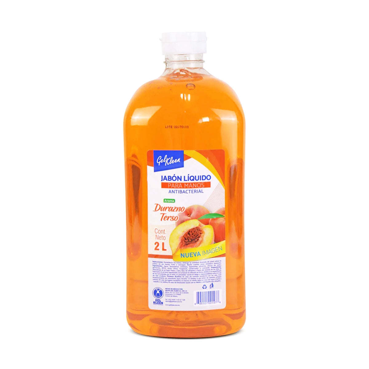 03 12GEL KLEEN JABON LIQUIDO DURAZNO 2 LTS