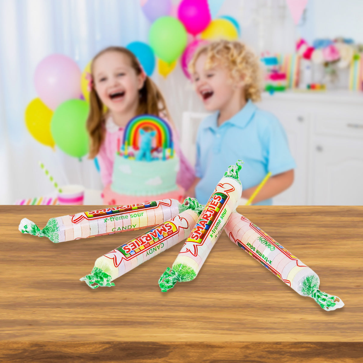 Smarties, X-Treme, Caramelos Macizos, 141 gr