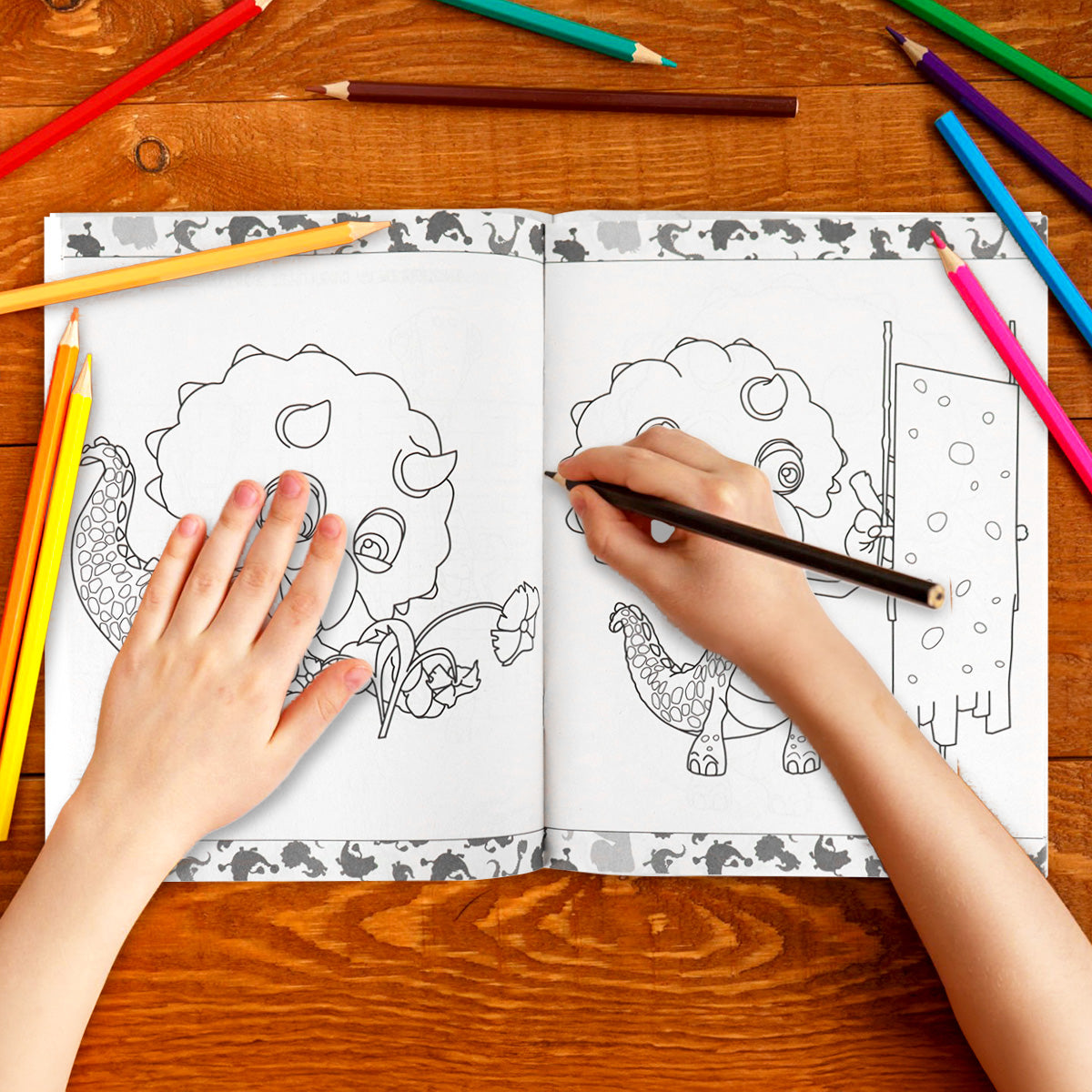 Libro para Colorear, Gigantosaurus