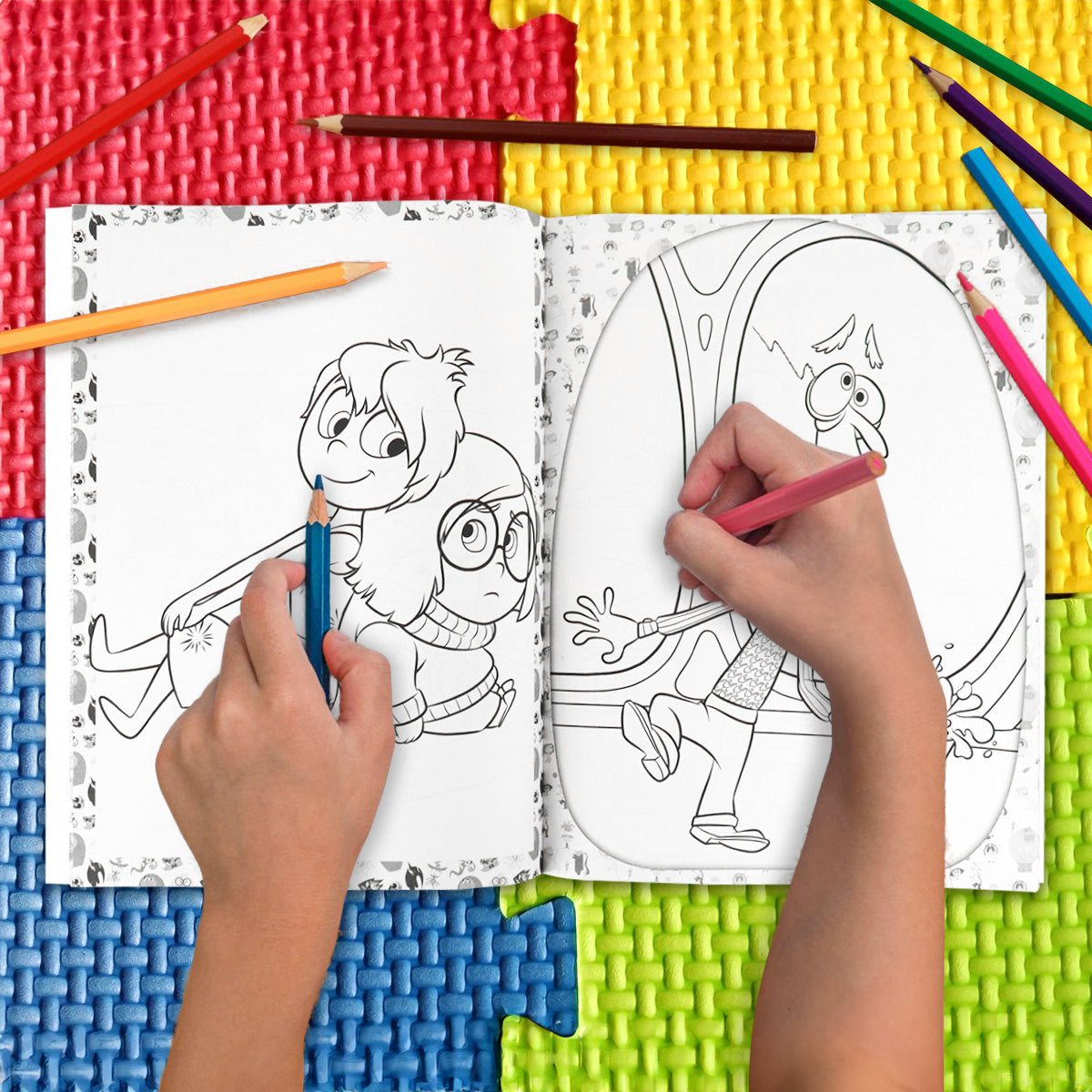 Piensa Positivo, Intensamente 2, Libro para Colorear