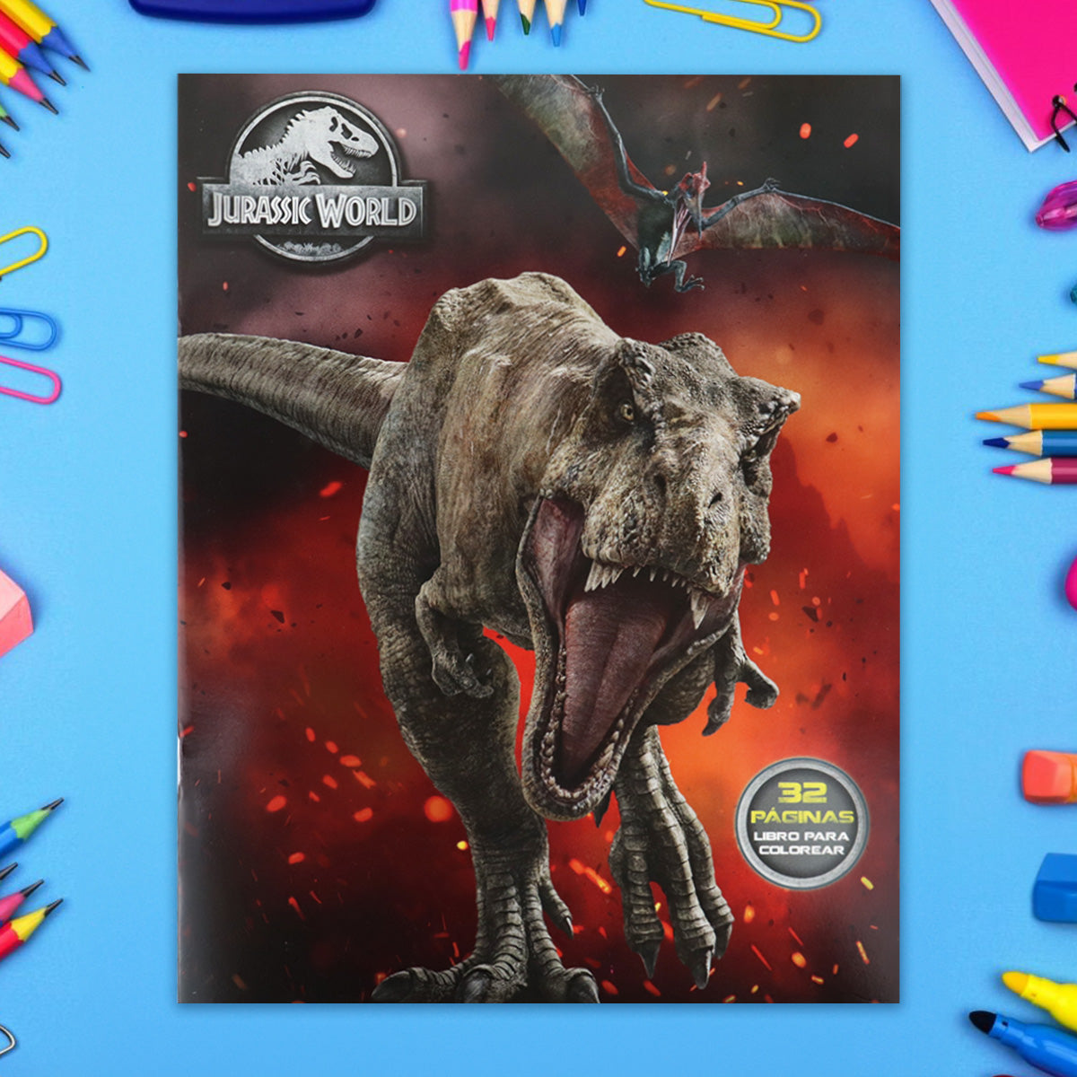 Jurassic World, Libro para Colorear