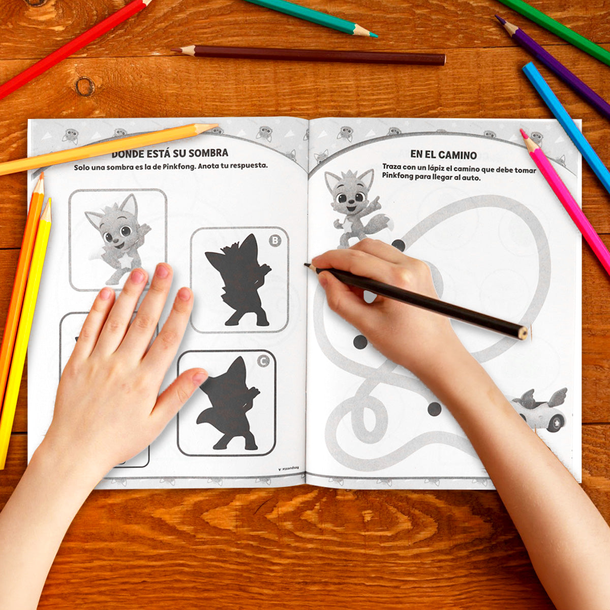 Pinkfong, WonderStar, Libro para Colorear