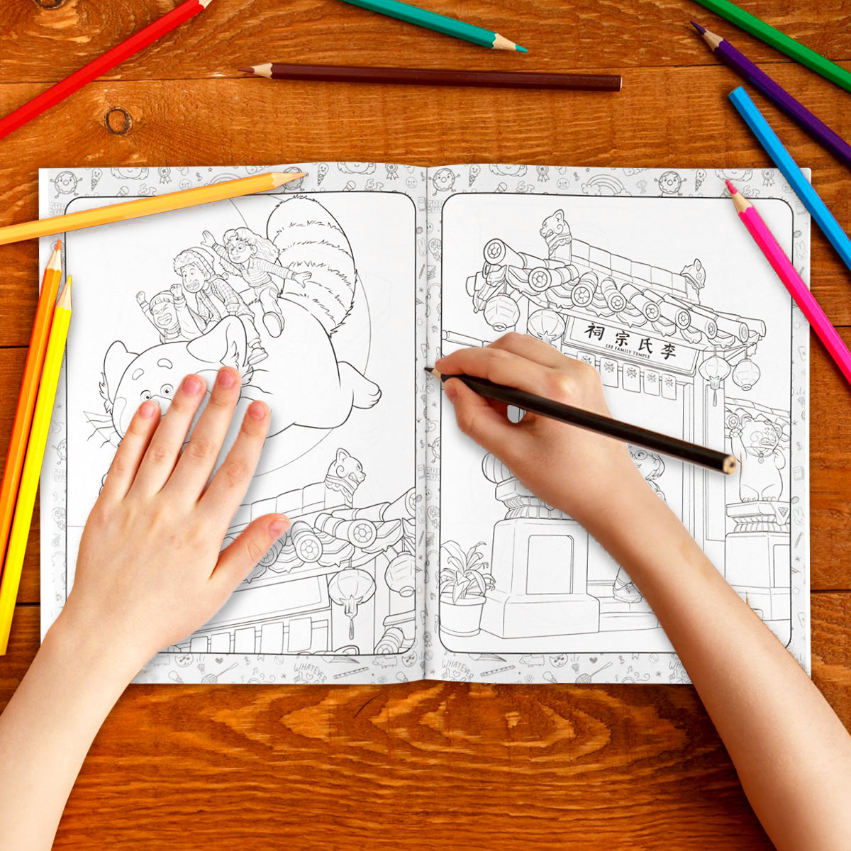 Red, Equipo Panda Rojo, Libro para Colorear