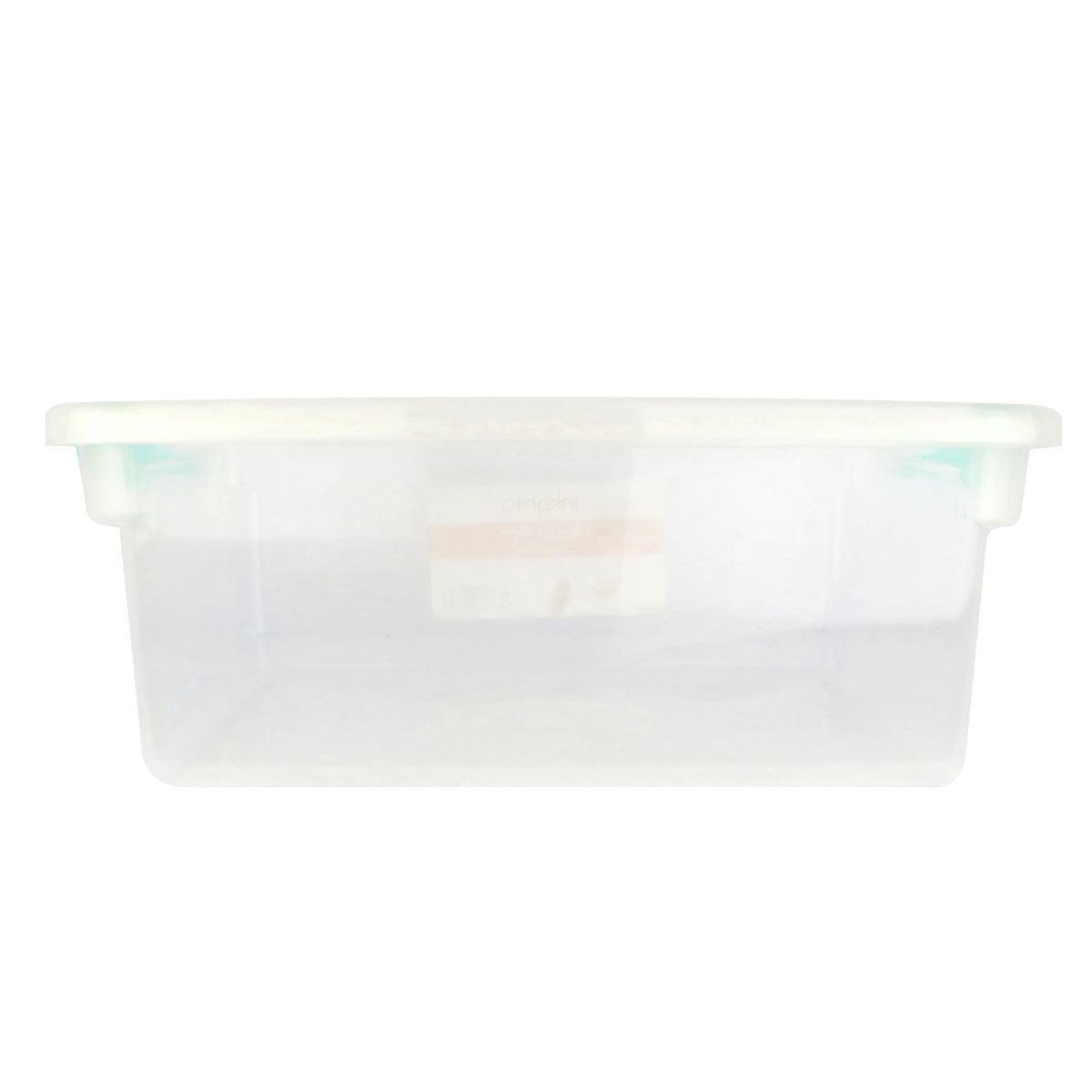 Caja de Plástico Rectangular 14L, color Aqua