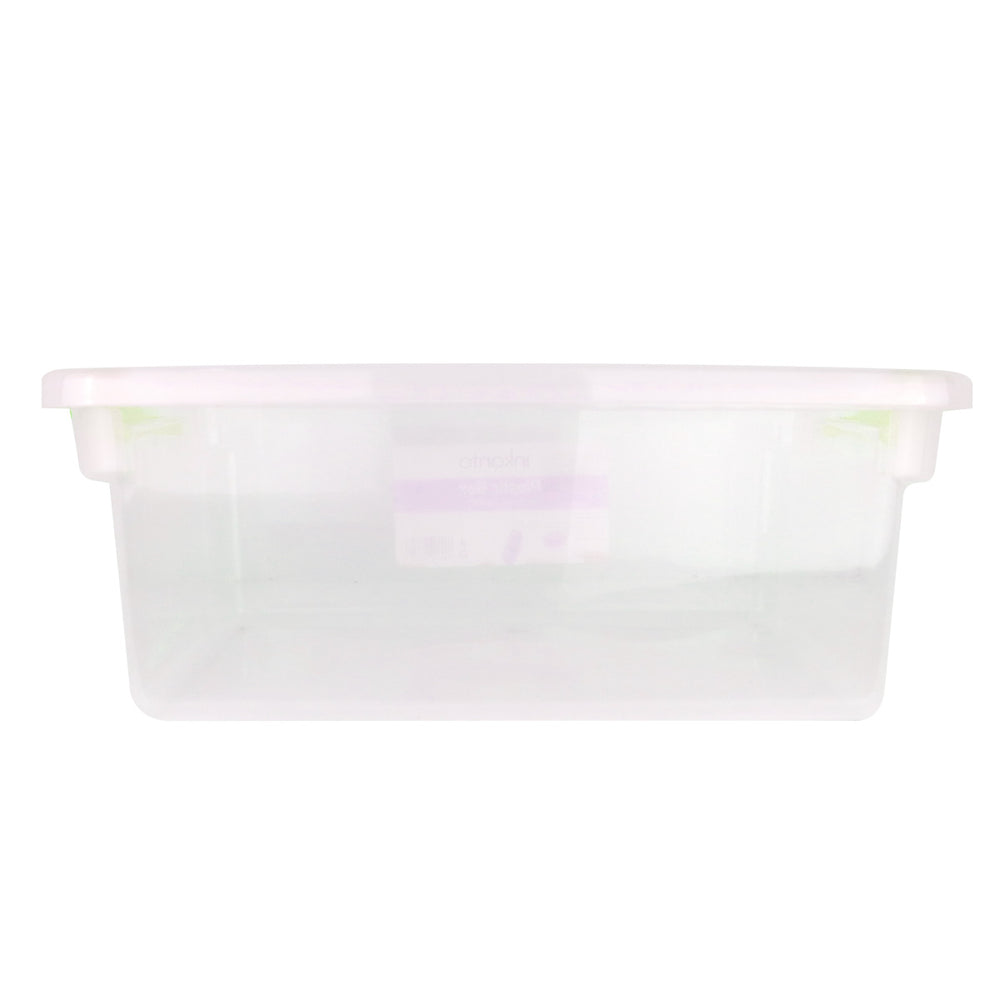 Caja de Plástico Rectangular 14L, color Verde