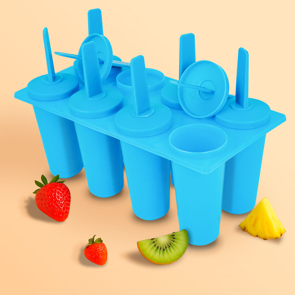 Moldes para Paletas de Hielo, Color Azul