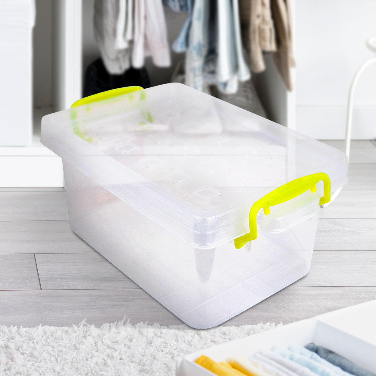 Caja de Plástico Rectangular 1.8L.