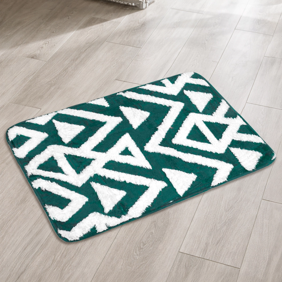 Tapete, Forma Rectangular, Color Verde