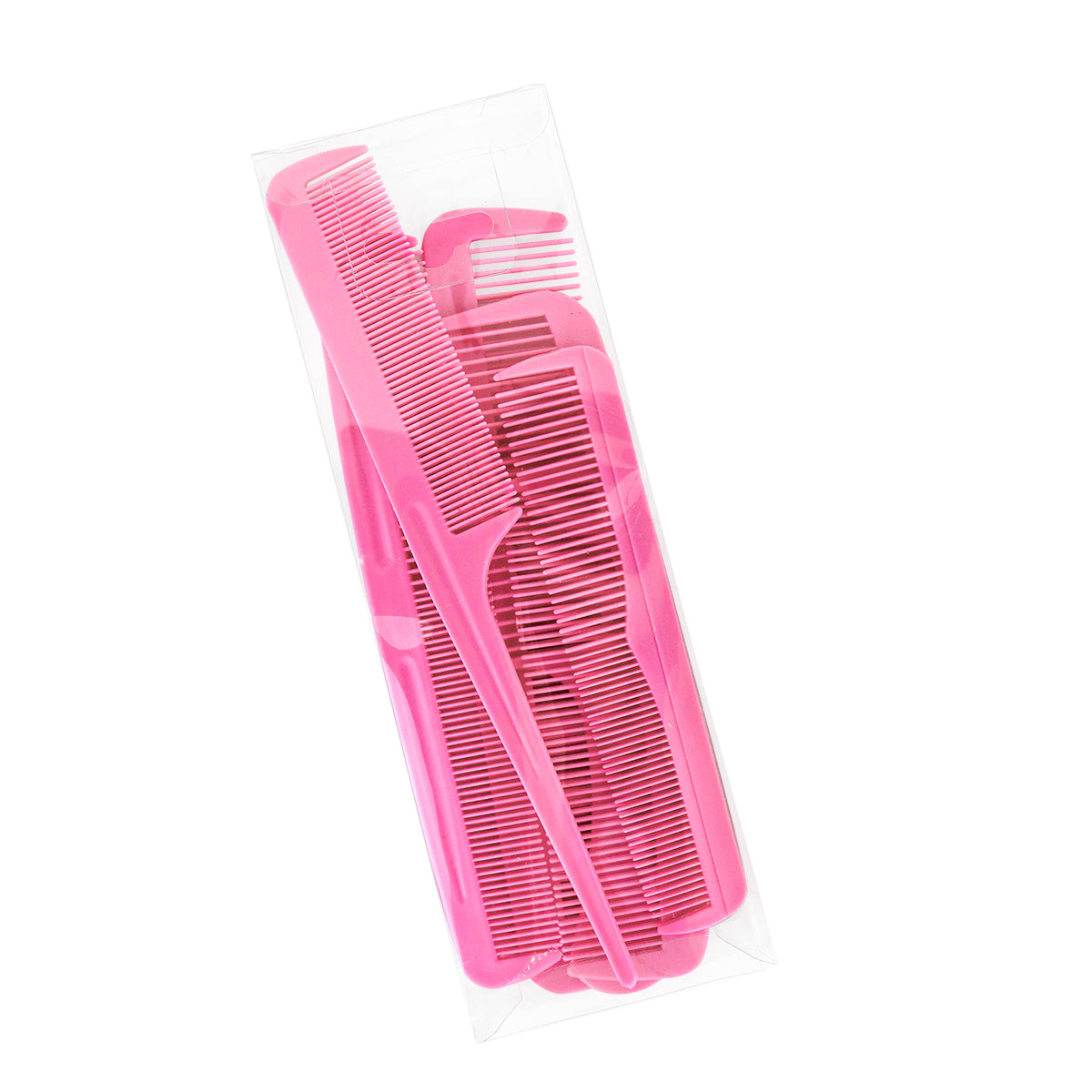 Set de 6 Peines Multifuncionales, color Rosa