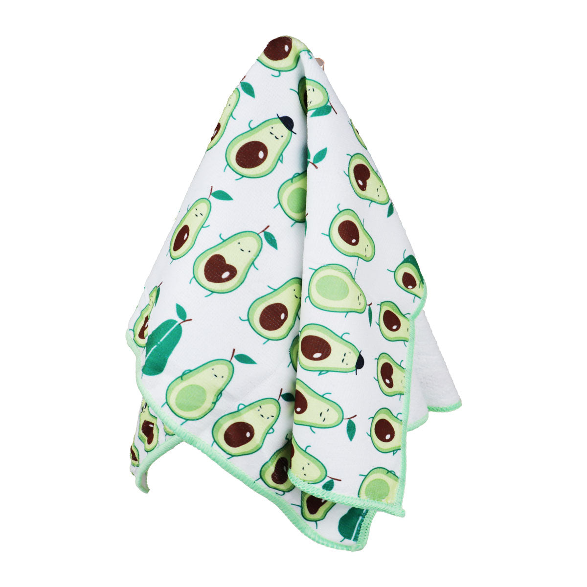 Set de 2 Trapos de Microfibra, Diseño Aguacate