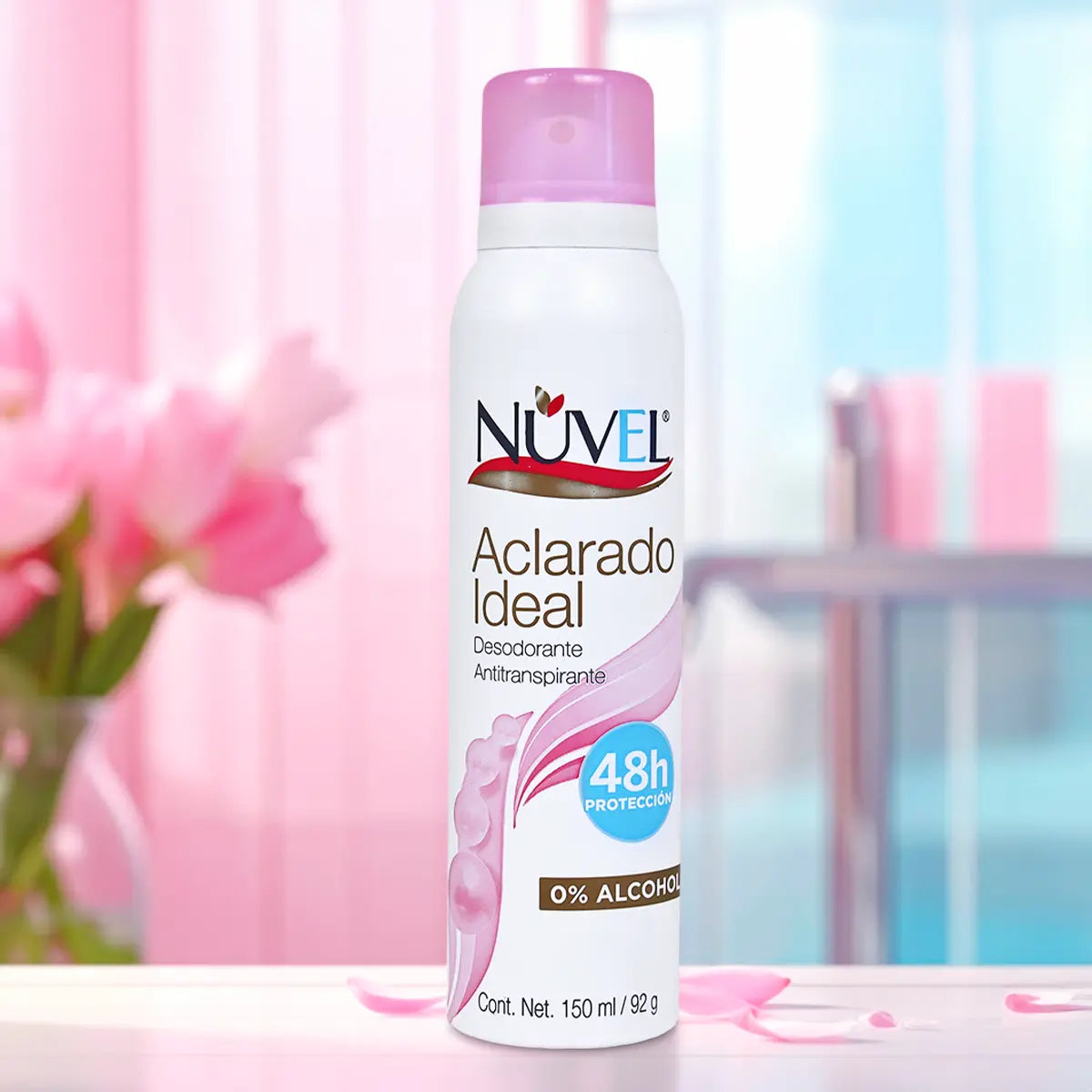 Desodorante Nuvel, Antitranspirante, 150 ml