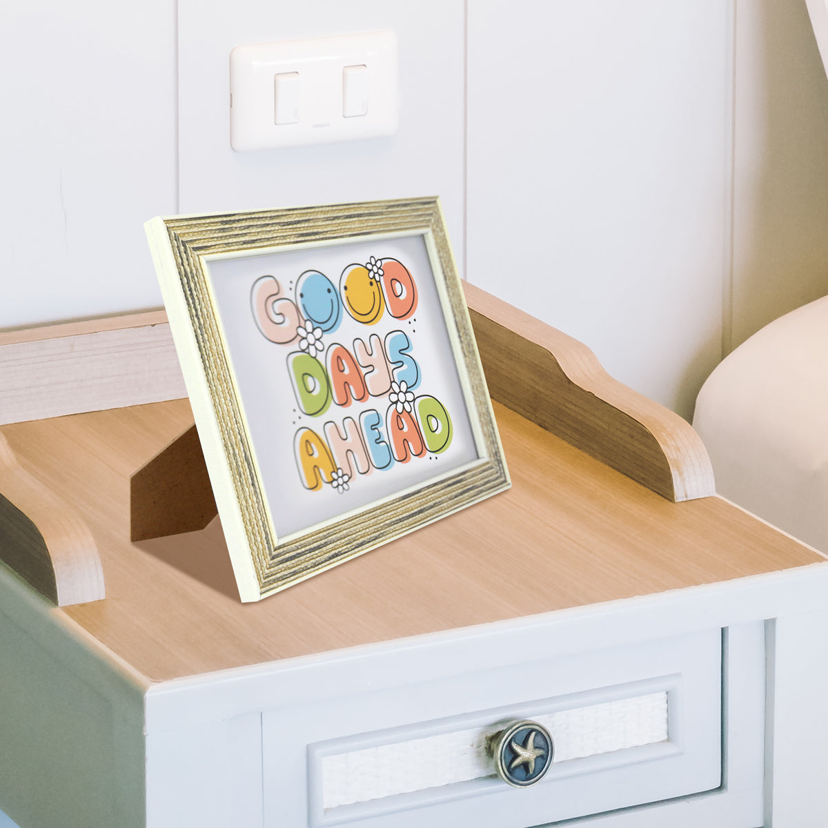 Portarretratos color Beige, 13x18cm