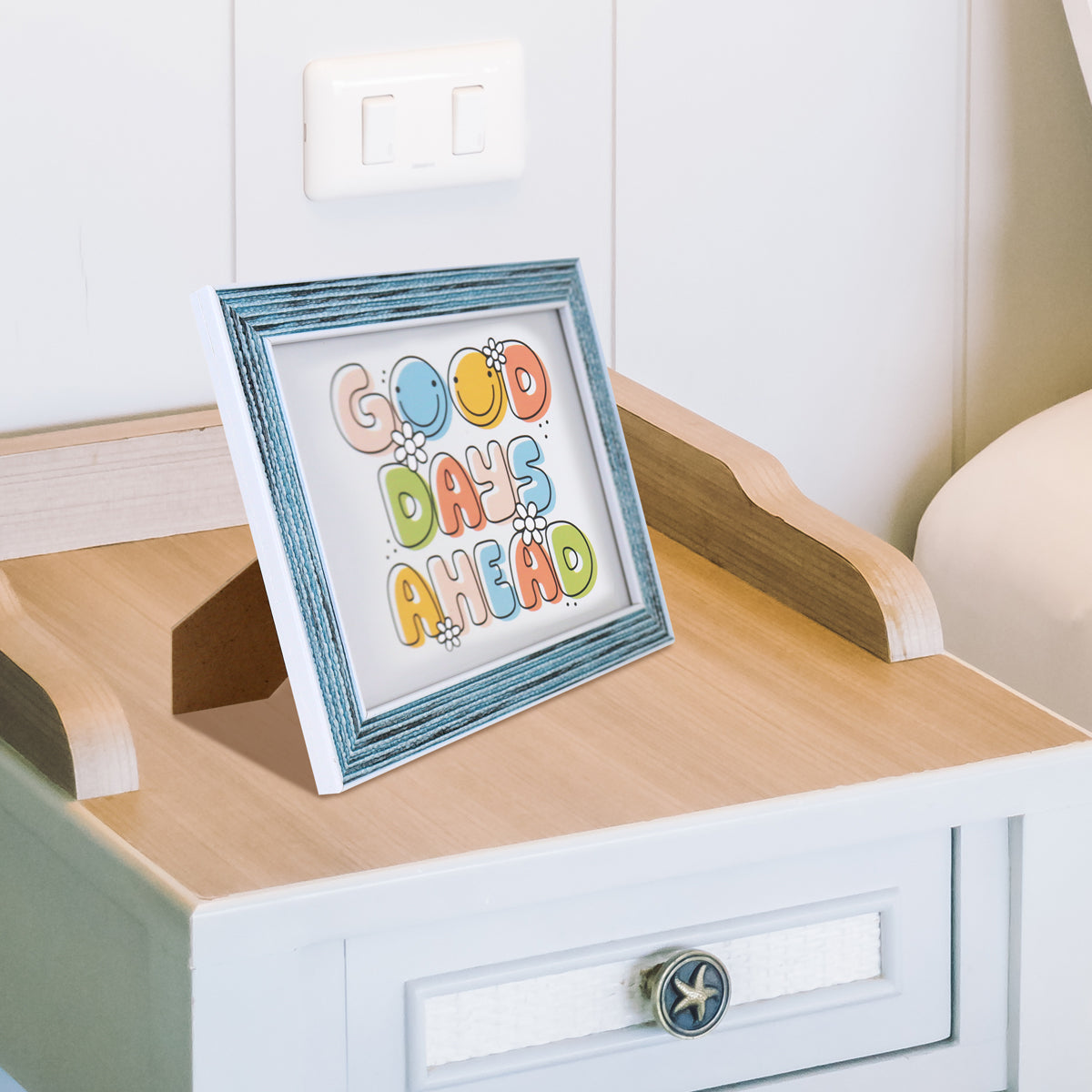 Portarretratos color Turquesa, 13x18cm