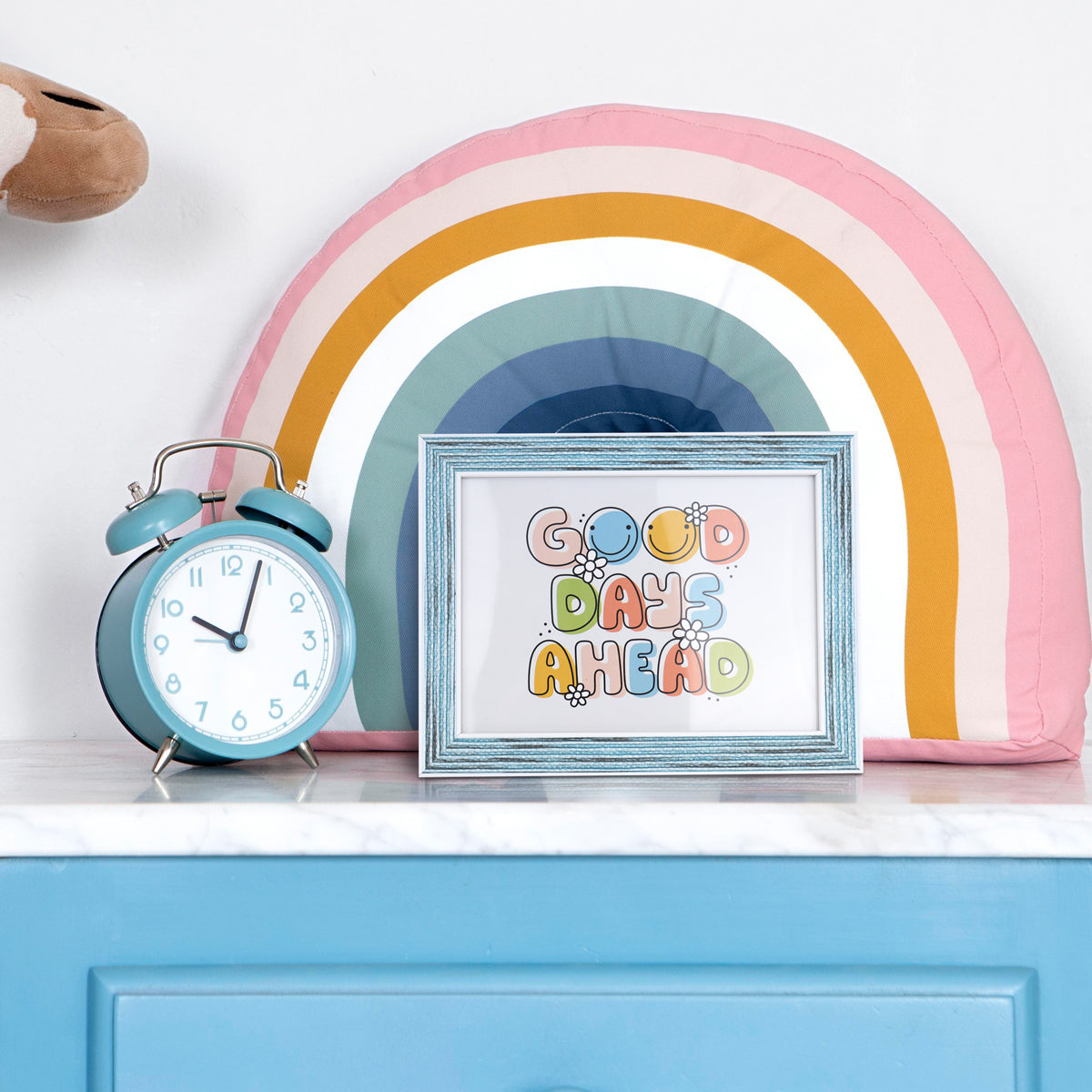 Portarretratos color Turquesa, 13x18cm