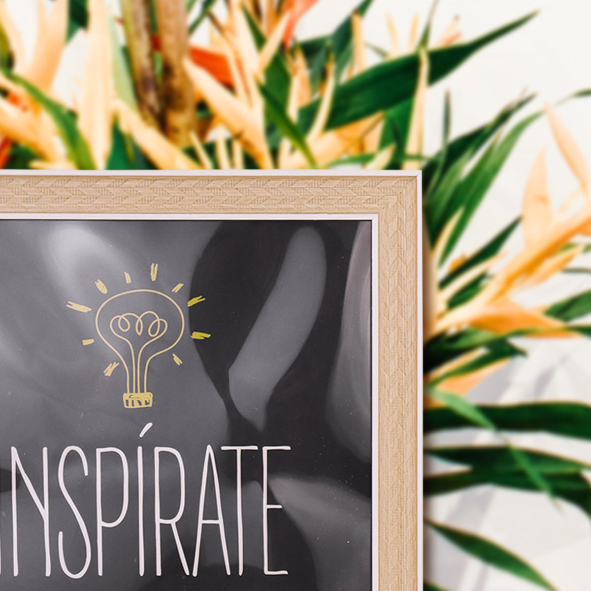 Portarretratos con Marco color Café con Beige, 20x25cm