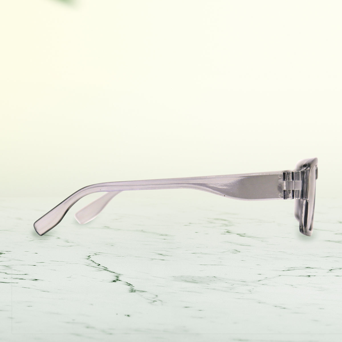 Lentes de Sol con Marco Cuadrado Transparente