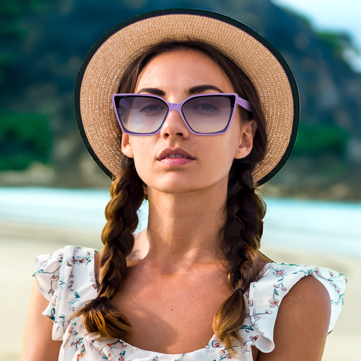 Lentes de Sol, Armazón Morado