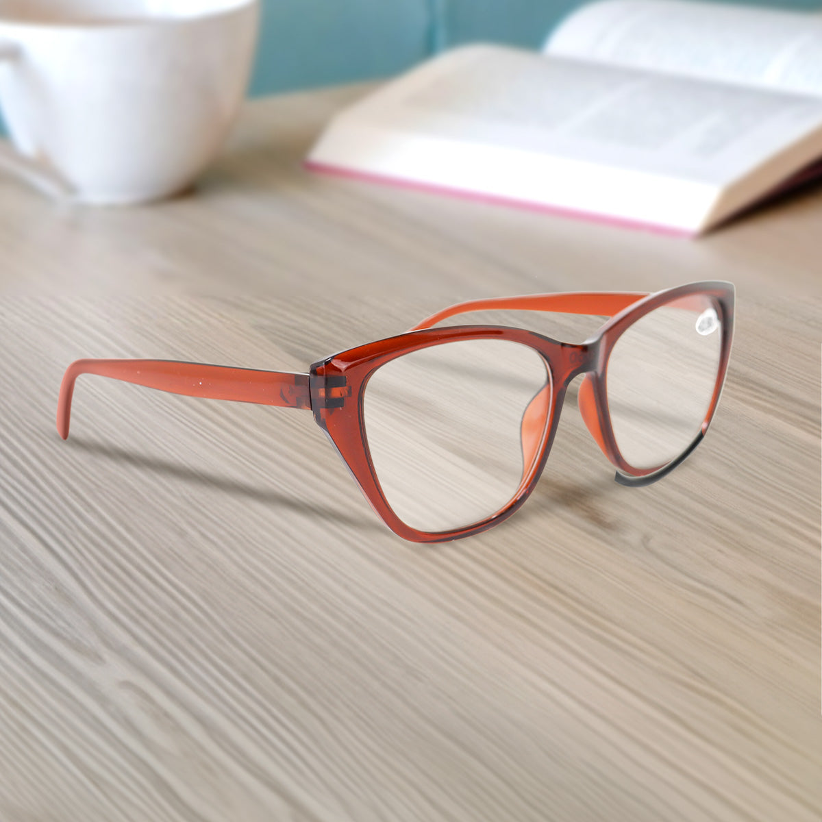 Lentes de Lectura, Color Café +2.50