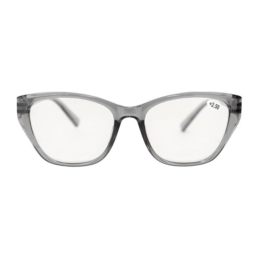 Lentes de Lectura Oval, Color Negro +2.50