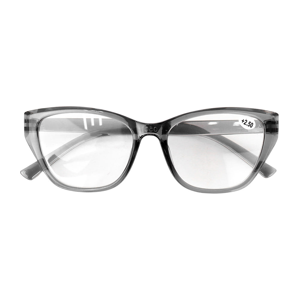 Lentes de Lectura Oval, Color Negro +2.50