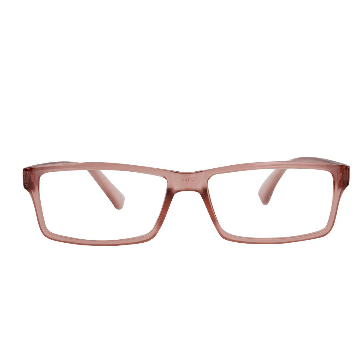 Lentes con Armazón Rectangular color Rosa Palo, Dioptría 3.00