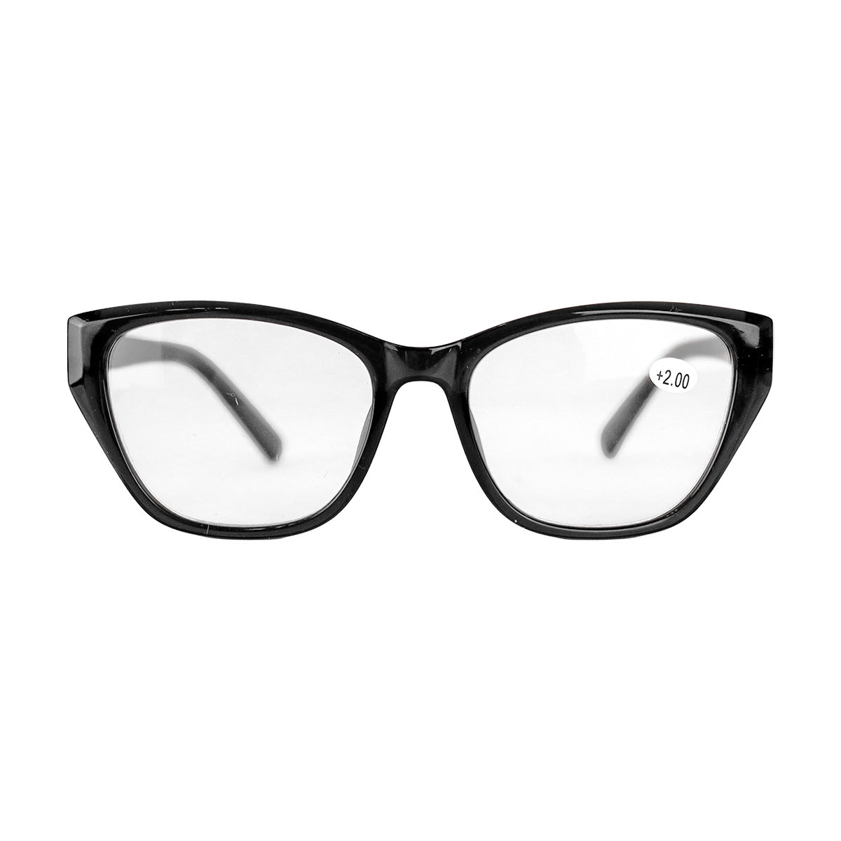 Lentes de Lectura, Forma Cat-Eye, Color Negro, +2.00