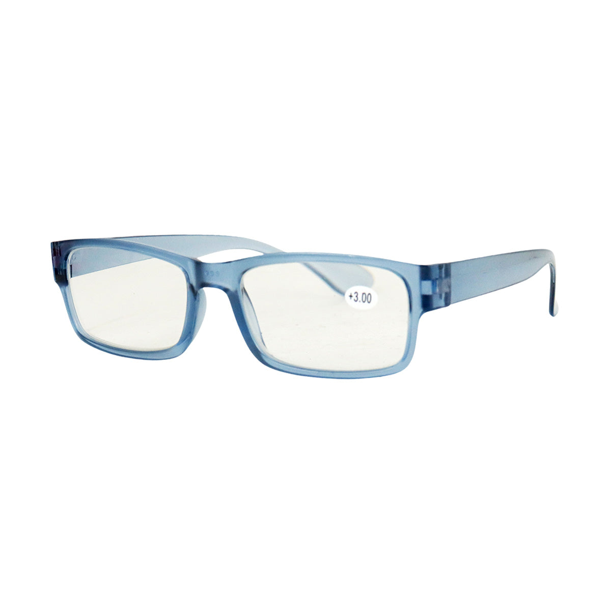 Lentes con Armazón Rectangular color Azul Petróleo, Dioptría 3.00