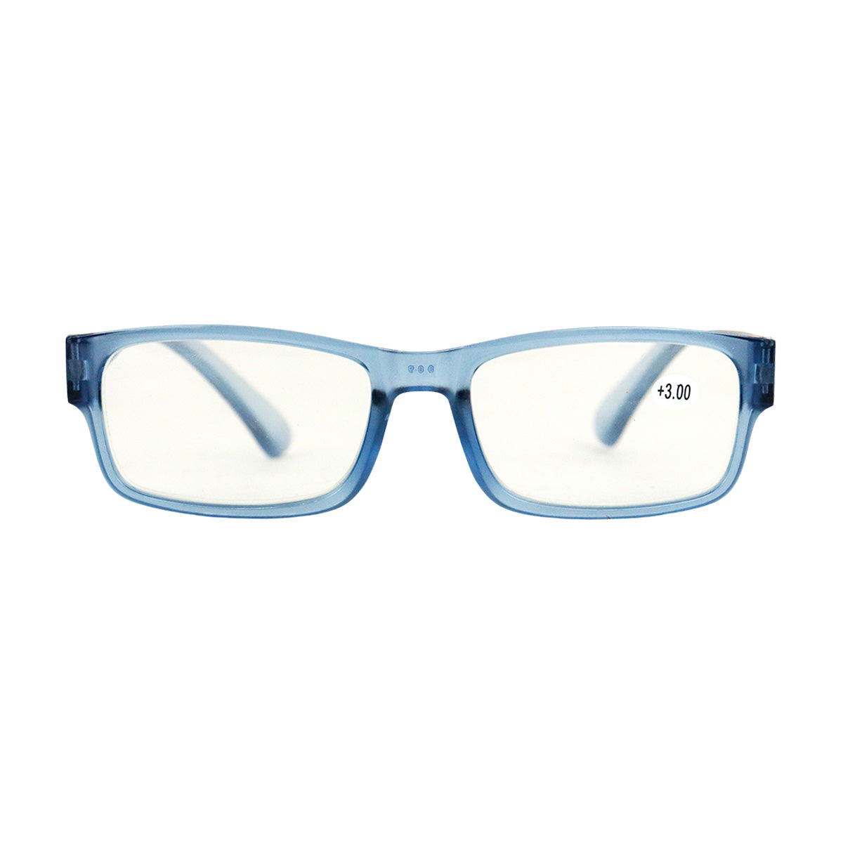 Lentes con Armazón Rectangular color Azul Petróleo, Dioptría 3.00