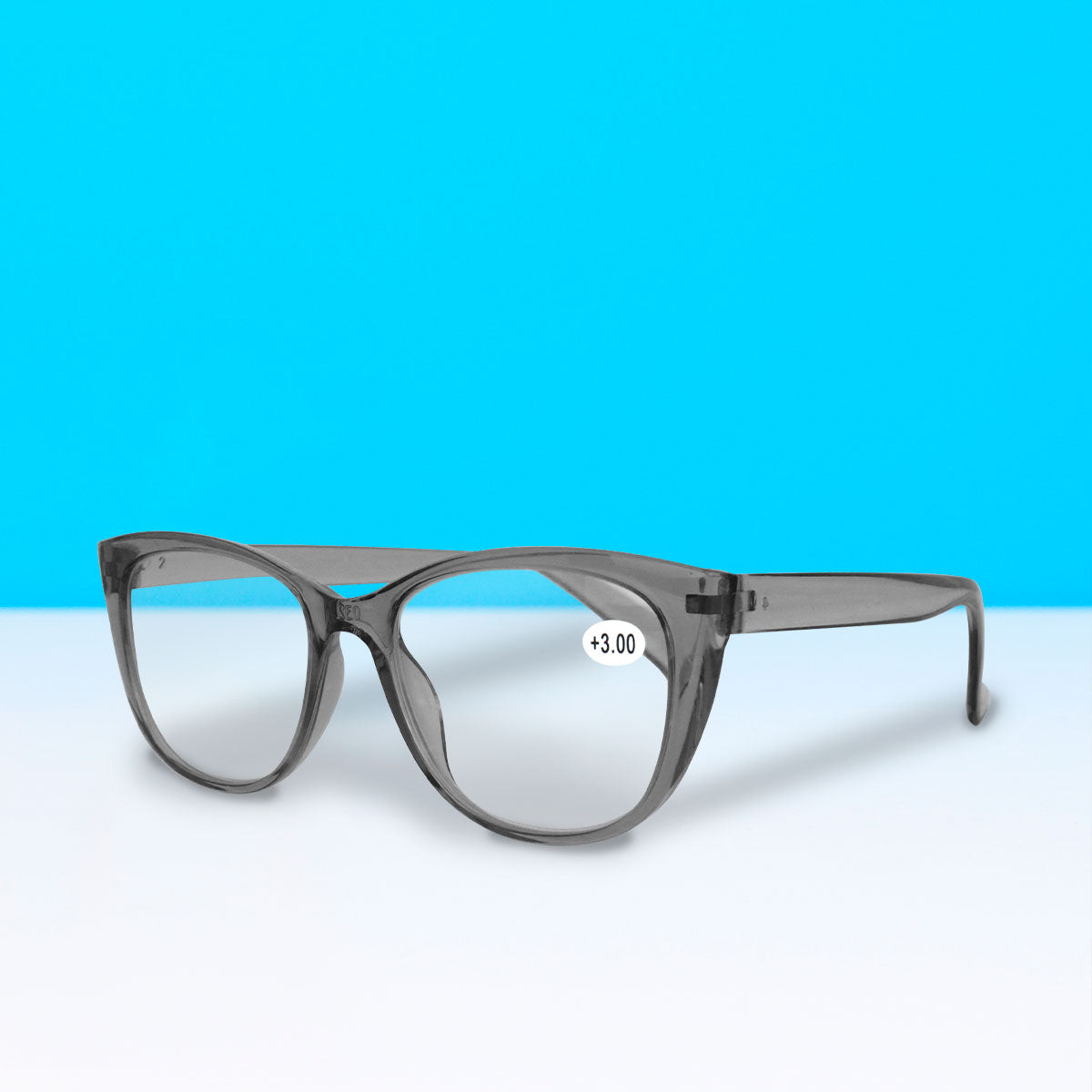 Lentes con Armazón Ovalado color Oxford, Dioptría 3.00