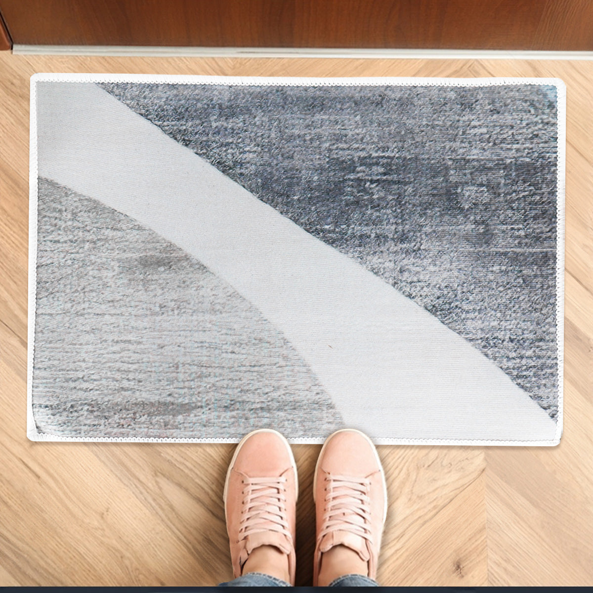 Tapete Decorado, Color Gris, 40x60 cm