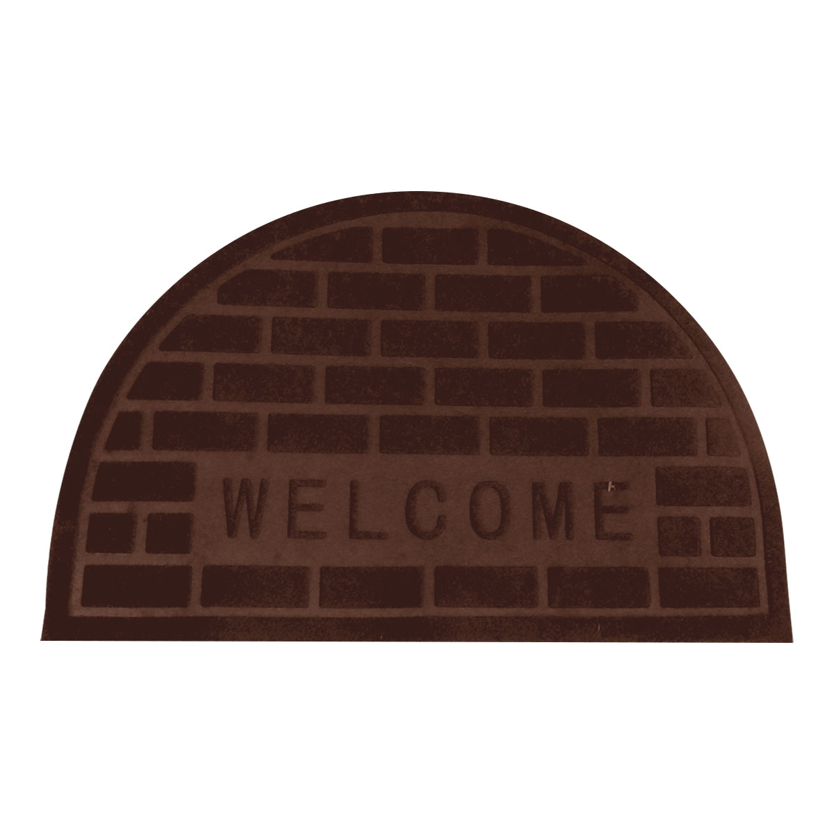 Tapete, Forma Medio Círculo, Color Café