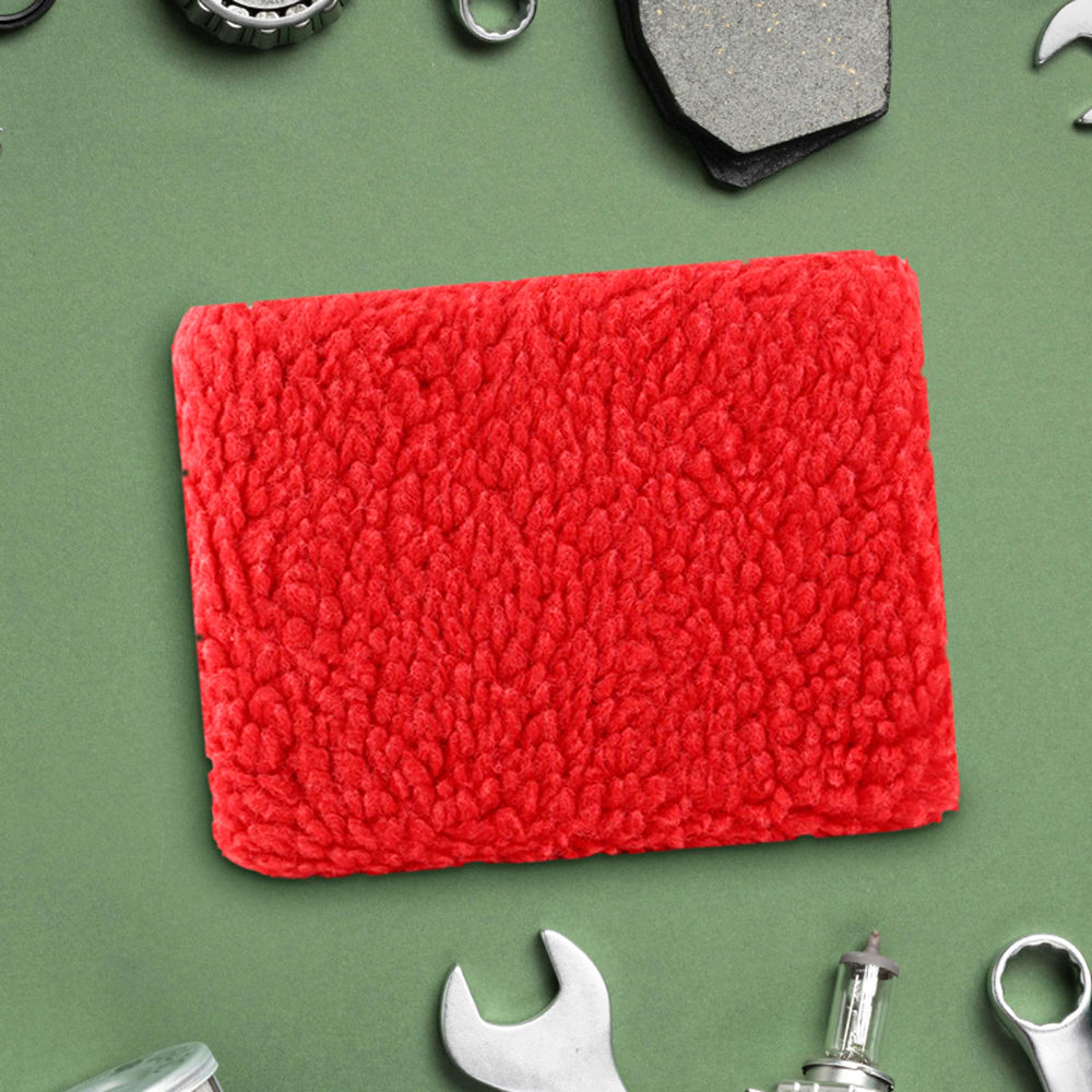 Esponja Suave Doble Textura para Auto, Speed, Color Rojo