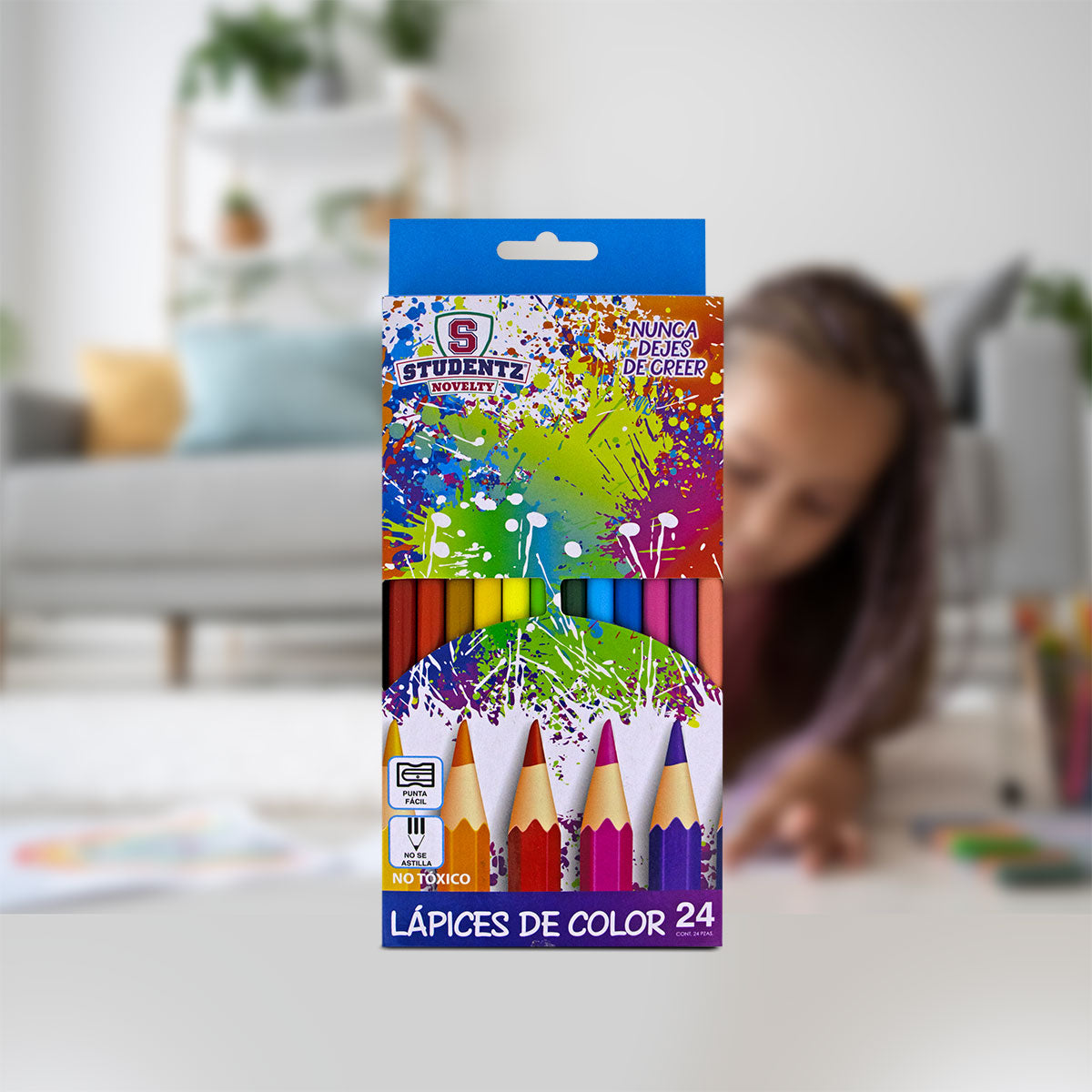 Paquete Lápices de Colores 24 pz.