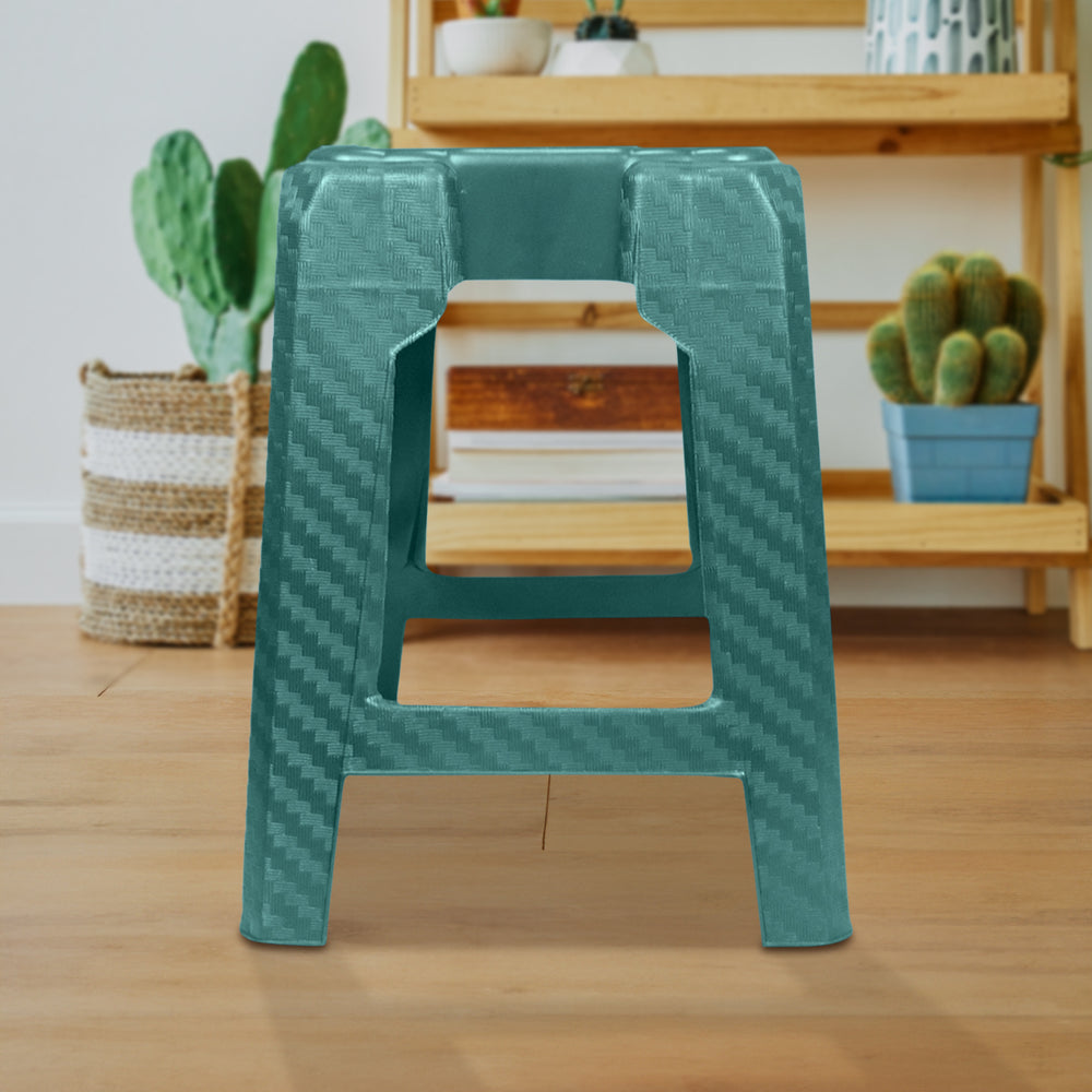 Banco Sansón Cuadrado, Color Verde Oscuro