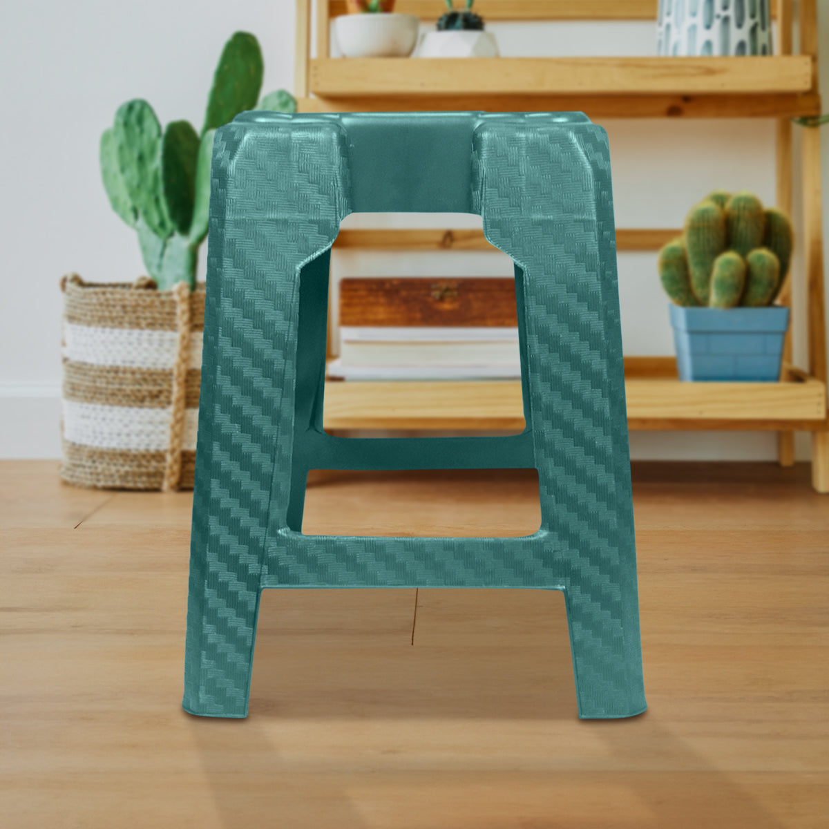 Banco Sansón Cuadrado, Color Verde Oscuro