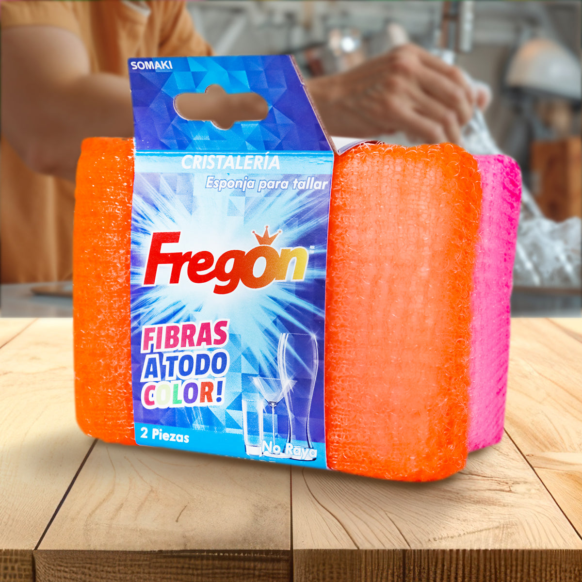 Esponja para Cristalería, Fregón