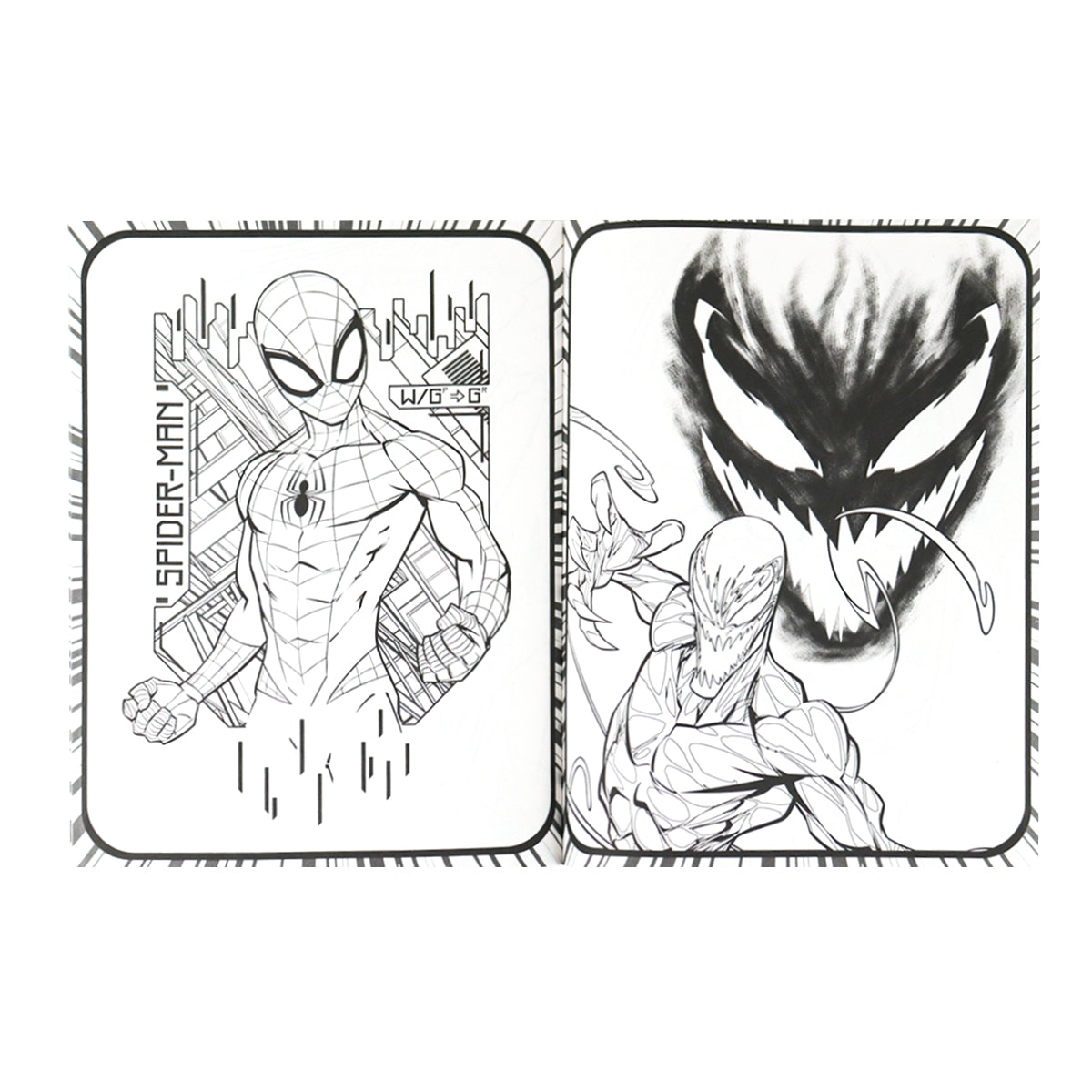 Una Ciudad Devastada, Spiderman, Libro para Colorear