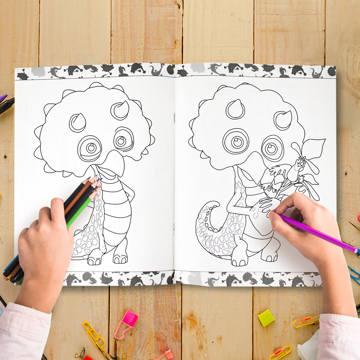 Gigantosaurus, Libro para Colorear