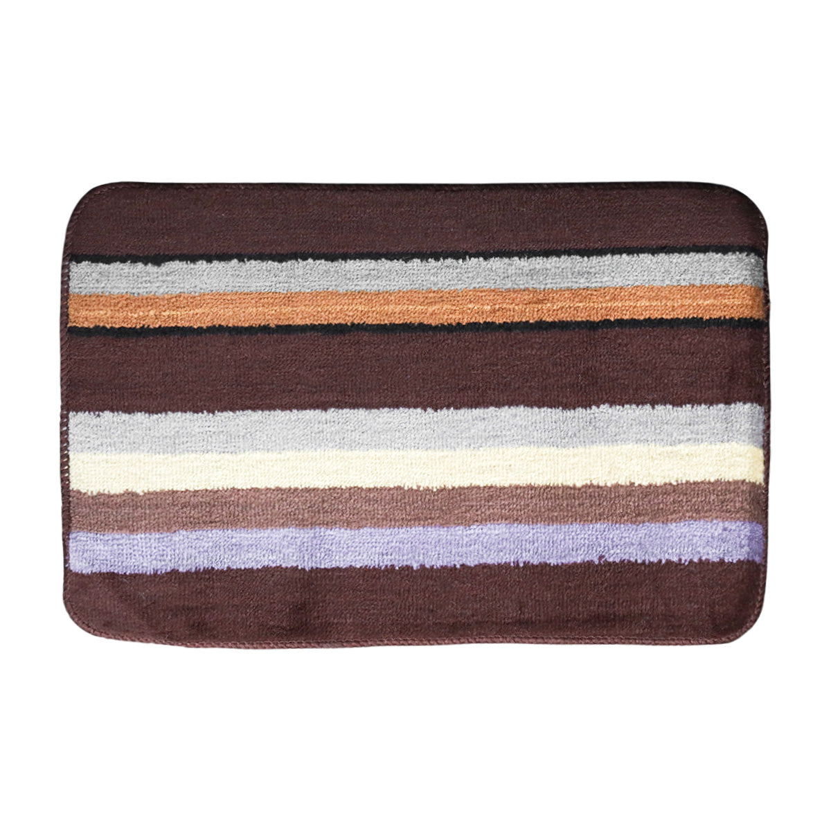 Tapete Decorativo con Diseño de Líneas color Café con Gris 37x57cm