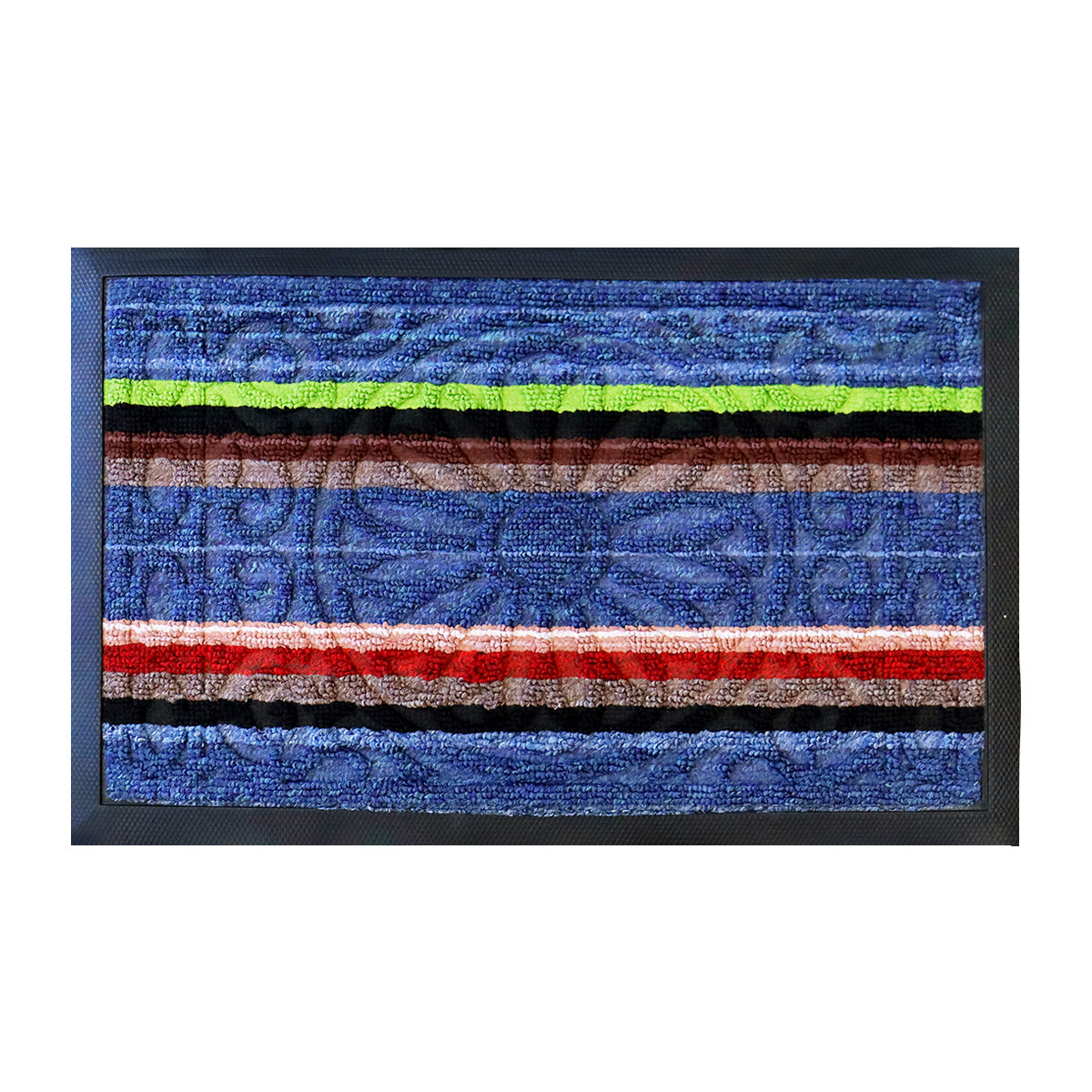 Tapete Decorativo color Azul con Diseño de Líneas 35x55cm