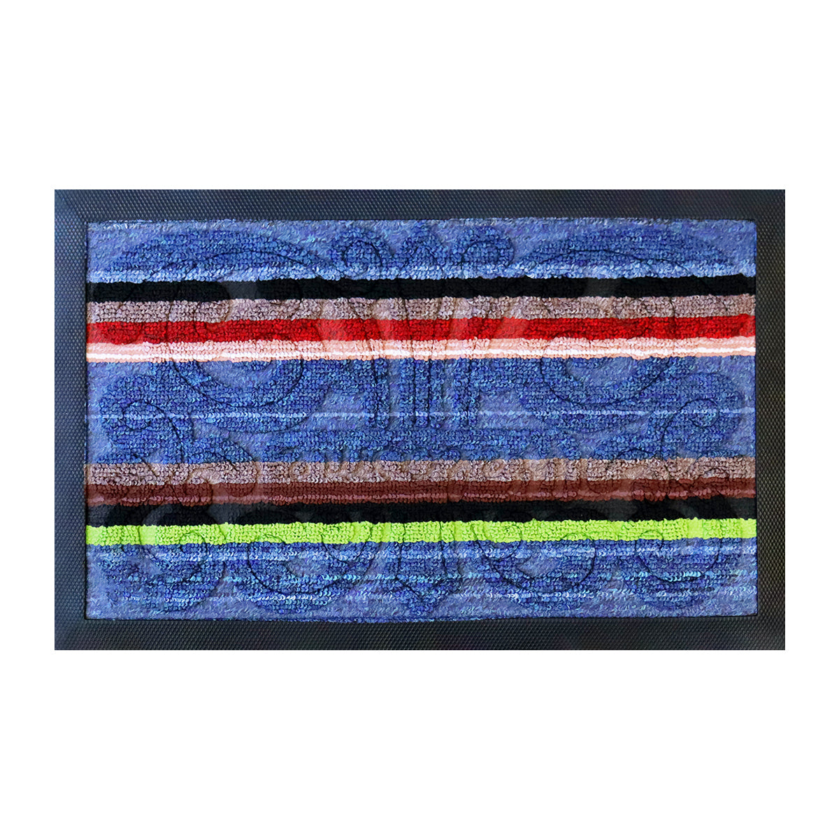 Tapete Decorativo color Azul con Diseño de Líneas 35x55cm